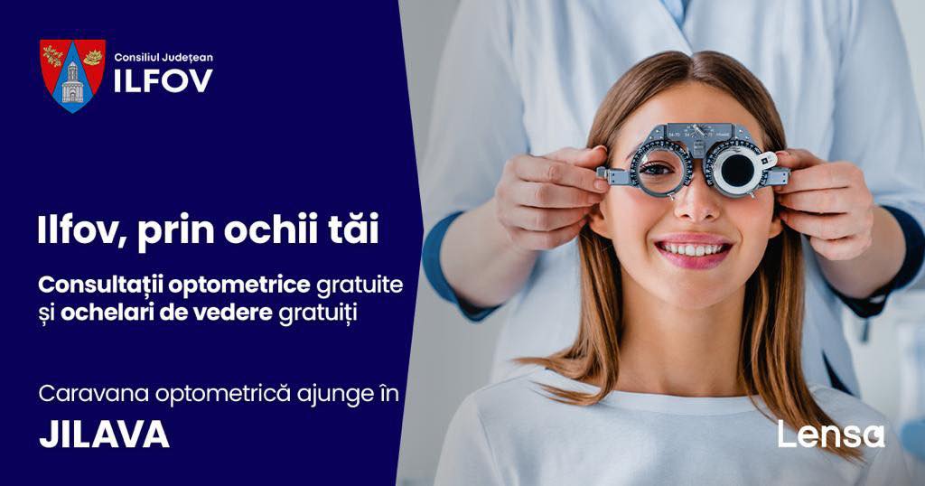 Se dă startul caravanei ”Ilfov, prin ochii tăi”. Proiectul oferă consultații optometrice și ochelari gratuiți (P)