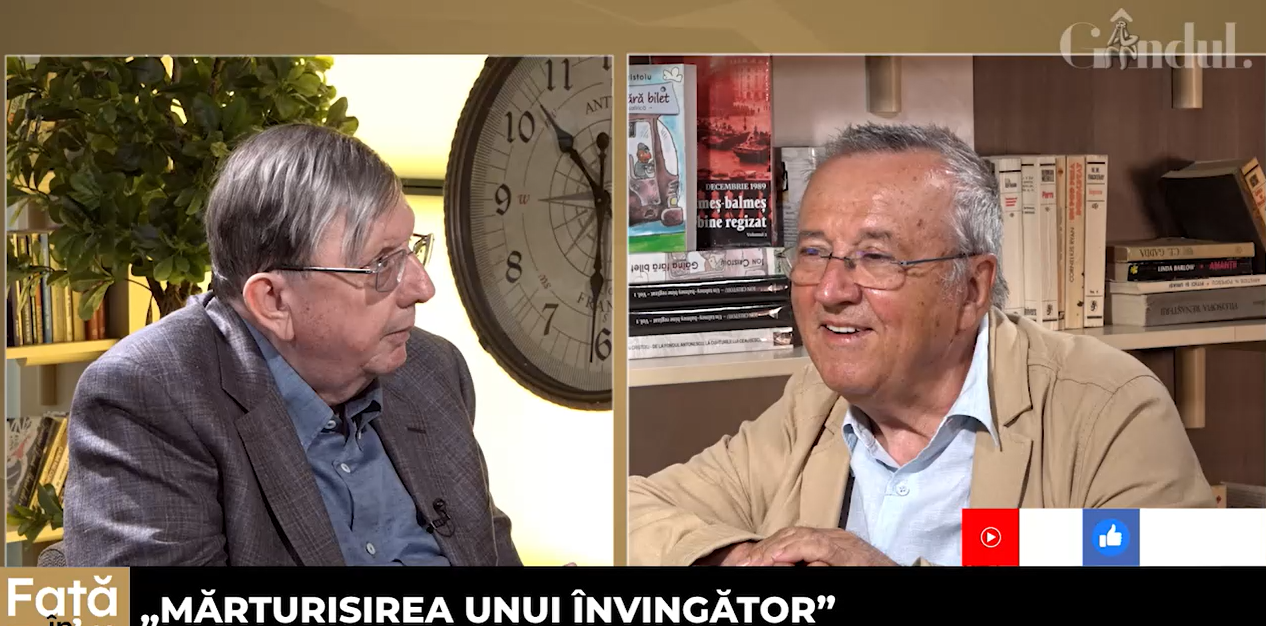 VIDEO | Ion Moraru: „Spaima de la DNA era reală. Am fost și eu chemat la DNA”