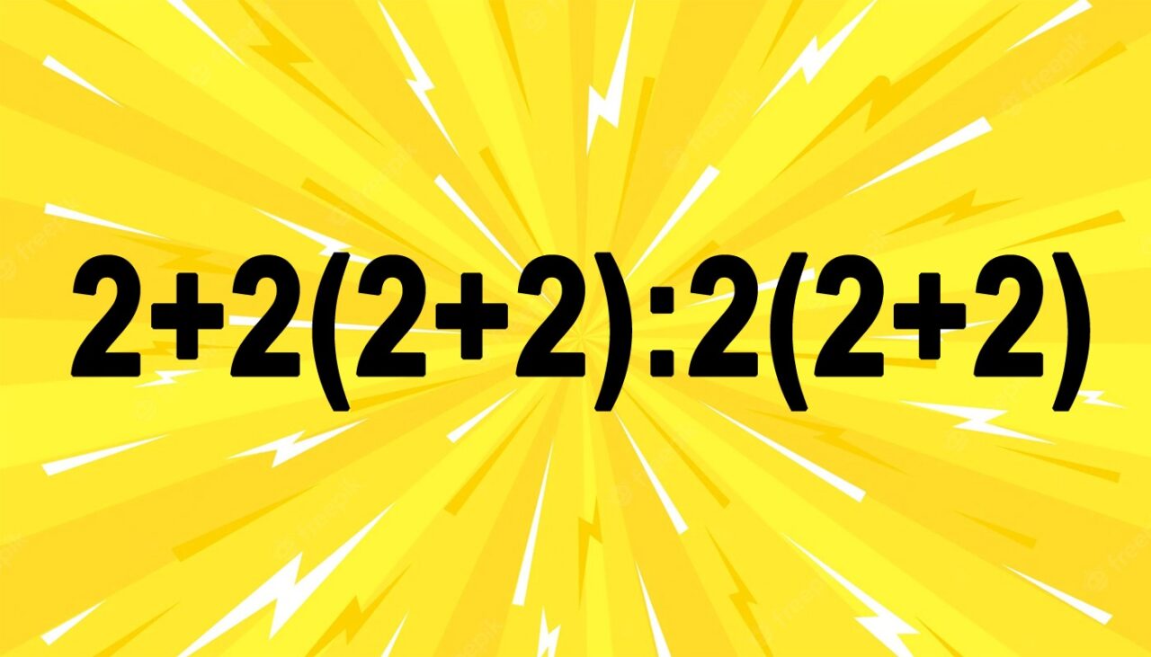 Test de inteligență facil | Calculați 2+2(2+2):2(2+2)