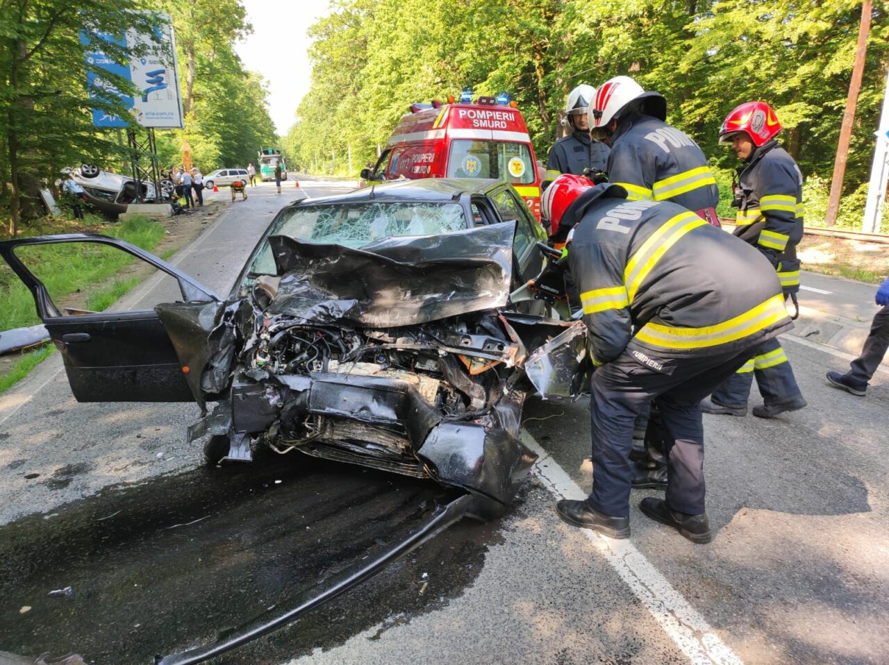 Accident cu 3 morți și 2 răniți pe drumul spre Păltiniș. Printre victime este și un copil de 15 ani
