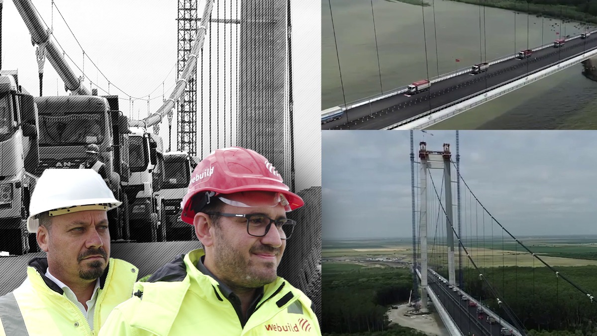 VIDEO | Podul suspendat de la Brăila – teste DECISIVE înaintea inaugurării