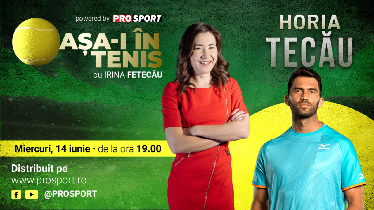 Horia Tecău este invitatul Irinei Fetecău la „Așa-i în tenis”! Totul despre unul dintre cei mai buni jucători ai României | Prima parte