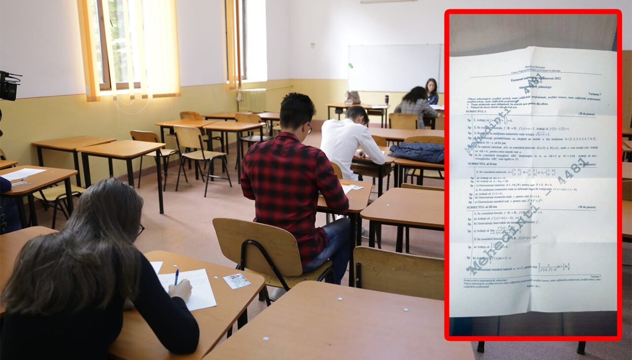 BAC 2023 | Avem subiectele de la matematică. Exercițiul care i-a pus în dificultate pe elevi
