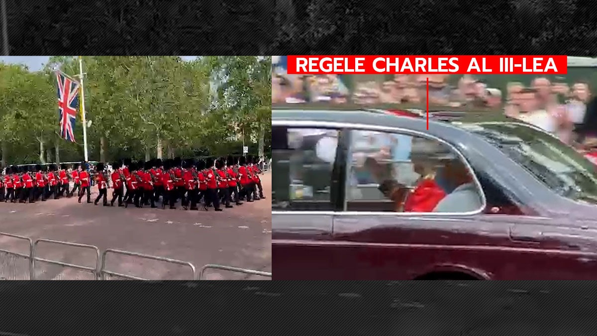 VIDEO | Trooping the Colour, paradă aniversară pentru Regele Charles al III-lea. Monarhul britanic își sărbătorește de două ori ziua de naștere