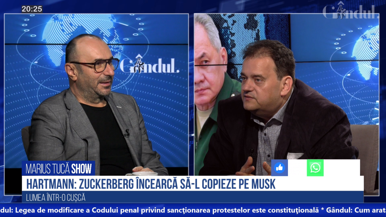 H. D. Hartmann: „Musk vrea să-l termine pe Zuckerberg. Cei doi fac parte din lumi COMPLET diferite”