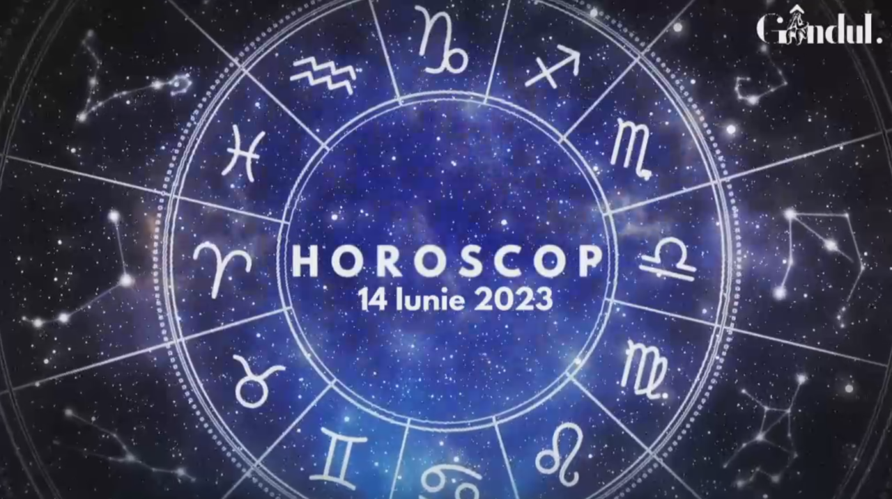 VIDEO | Horoscop zilnic miercuri, 14 iunie 2023. Anumiți nativi pot fi entuziasmați de un proiect anume sau de o întâlnire cu o persoană dragă