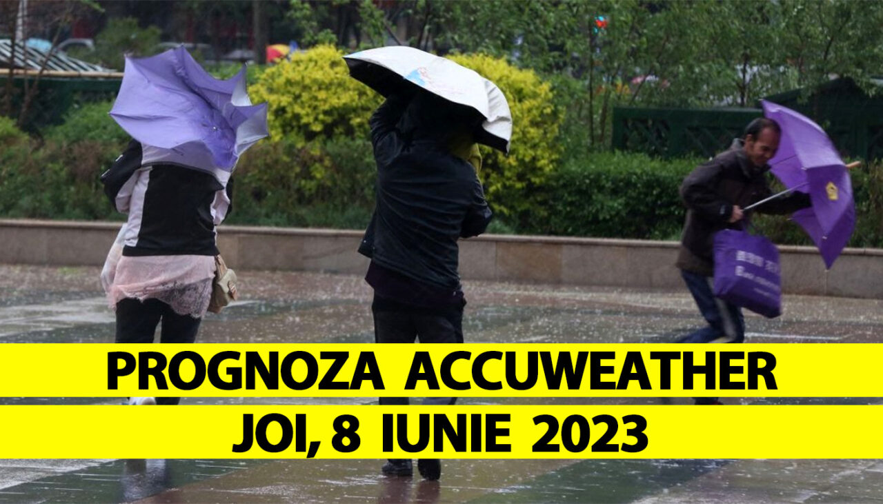 Prognoză Accuweather joi, 8 iunie 2023 | Fenomene meteo PERICULOASE în București