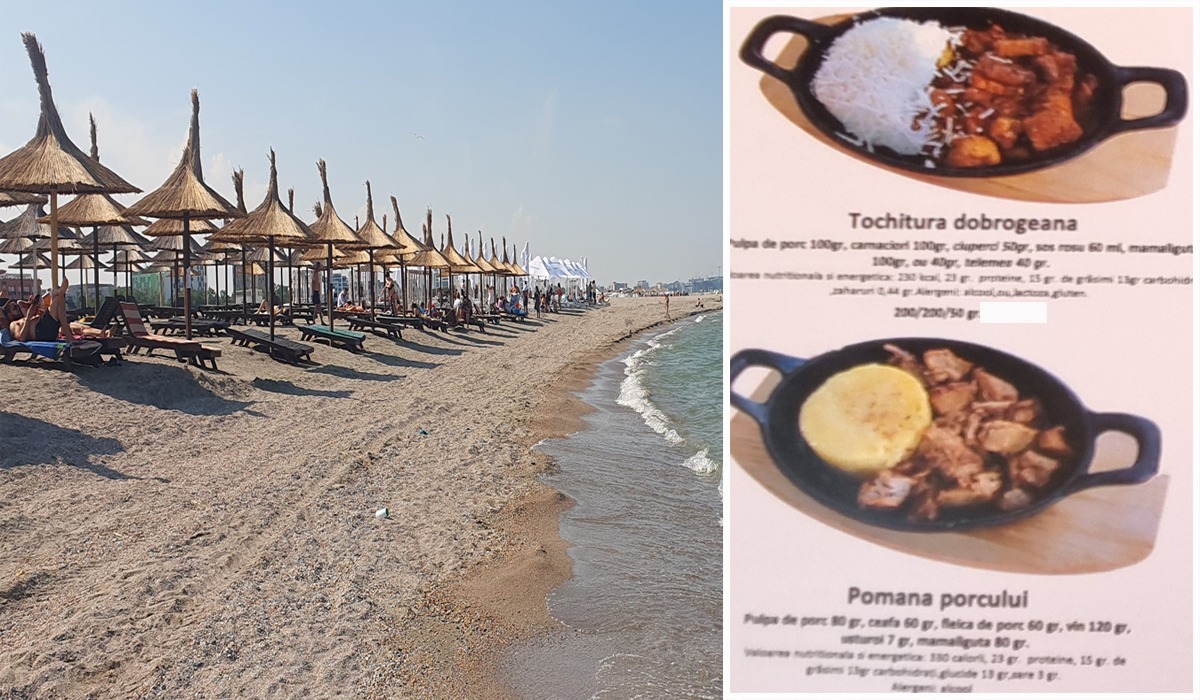 Cât costă o tochitură dobrogeană cu mămăligă, în MAMAIA. O masă la terasele de pe faleză te arde la buzunar