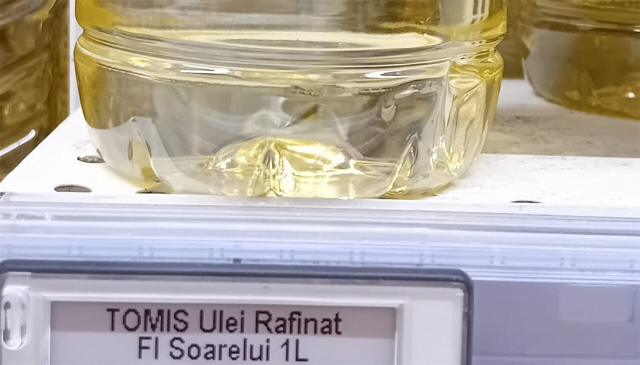 Nu e o eroare! Cu câți lei se vinde 1 litru de ulei de floarea soarelui la sfârșit de iulie 2023, în Cora București