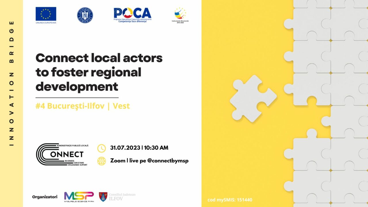 Regiunile București-Ilfov și Vest au participat la cea de IV-a ediție a evenimentului” Innovation Bridge” (P)