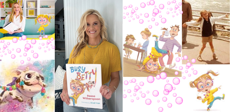 Reese Witherspoon debutează ca scriitoare de cărți pentru copii cu povestea „Betty cea ocupată”