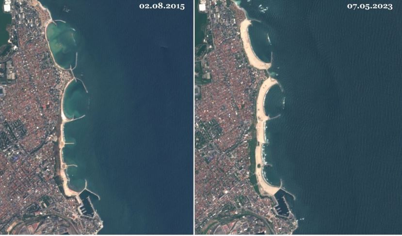 Eroziunea costieră văzută din satelit. Cercetător: ”Litoralul românesc are peste 240 km, o mare parte fiind sub semnul eroziunii”
