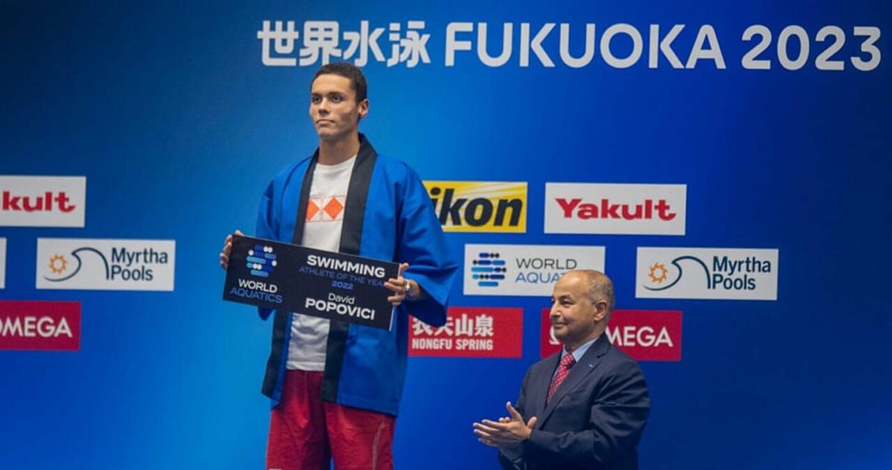 David Popovici, premiat! E cel mai bun ÎNOTĂTOR din lume din 2022! Ce a spus românul înaintea Campionatului Mondial de la Fukuoka