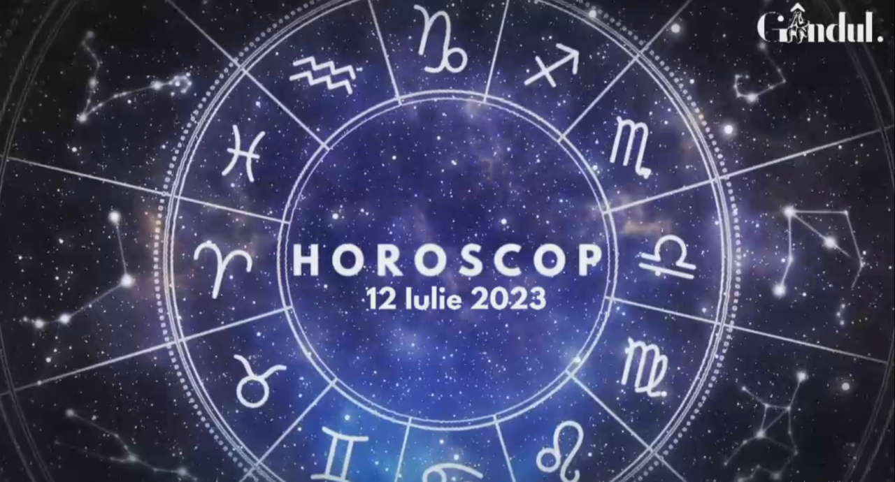 VIDEO | Horoscop zilnic miercuri, 12 iulie 2023. Cum îi influențează pe Tauri conjuncția dintre Lună și Uranus din propriul lor semn