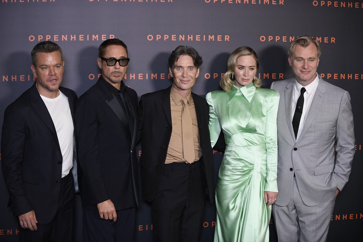 Cillian Murphy, Emily Blunt, Matt Damon și Robert Downey Jr. au participat la premiera mondială  de la Paris a filmului „Oppenheimer”