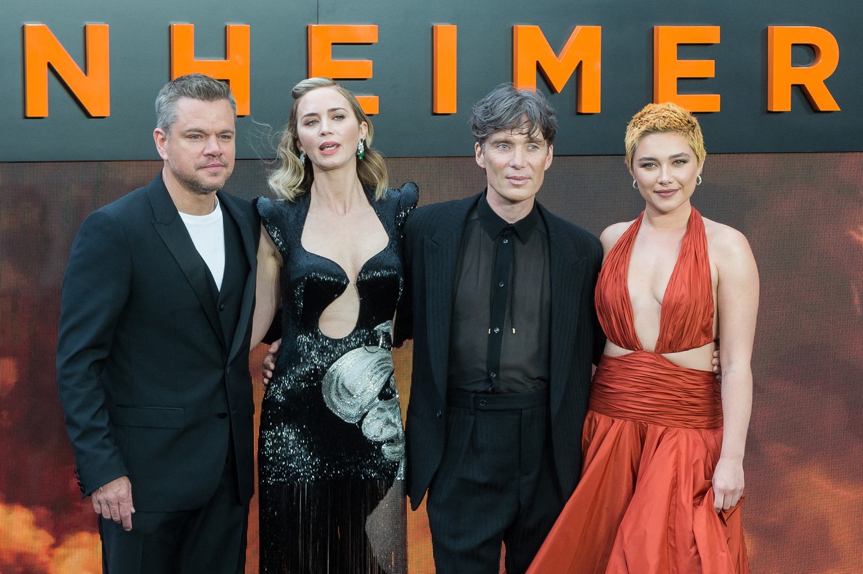 Distribuţia filmului ”Oppenheimer” a plecat de la premiera londoneză înainte de proiecție