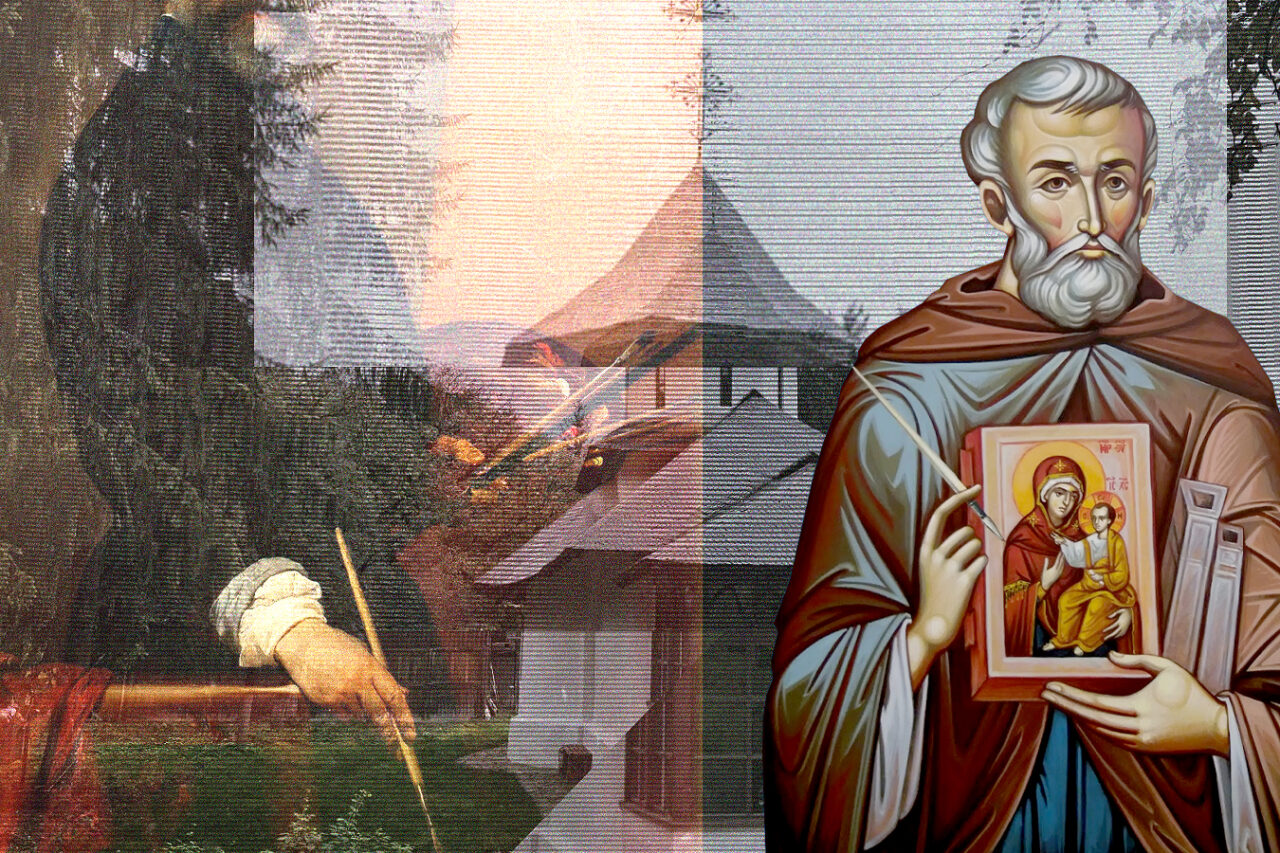 EXCLUSIV VIDEO | Povestea schitului fără trecut, pictat de Michelangelo de România. Cum a ajuns celebrul pictor să fie canonizat