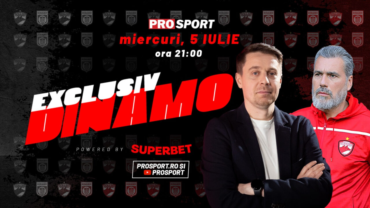 Ediție de poveste, miercuri, la EXCLUSIV DINAMO! Justin Maximilian, fost preot și suporter înfocat al „câinilor”, invitatul lui Cătălin Mureșanu