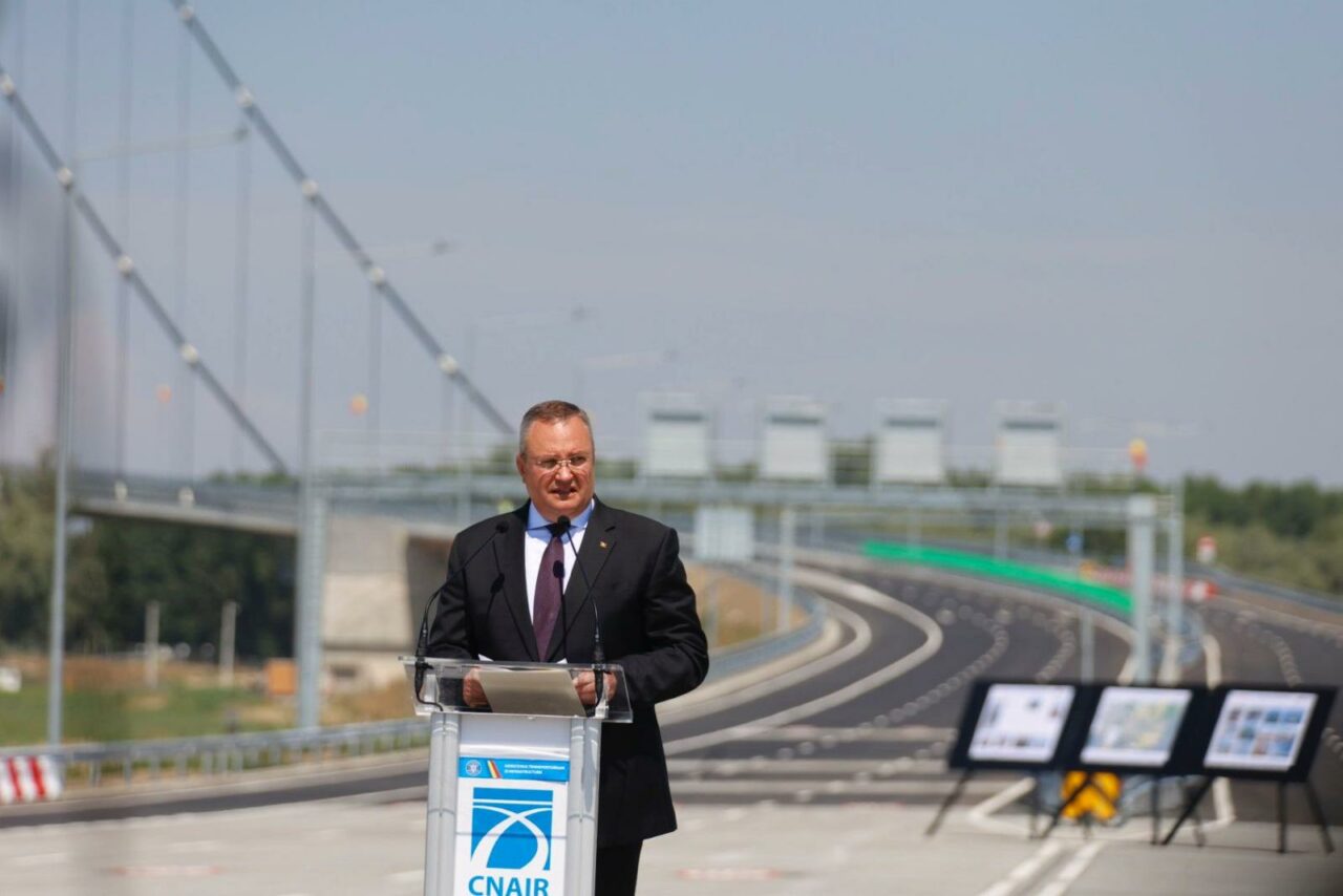 VIDEO | Președintele Senatului, la inaugrarea Podului de la Brăila. Nicolae Ciucă: „Este un motiv de mândrie națională”