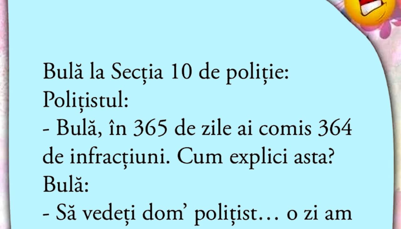 BANCUL nopții | Bulă ajunge la Secția 10 de poliție