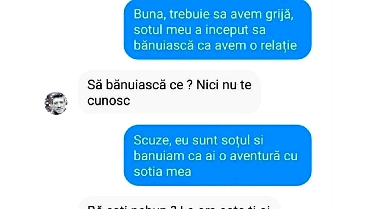 BANC | ”Trebuie să avem grijă, soțul meu a început să bănuiască”