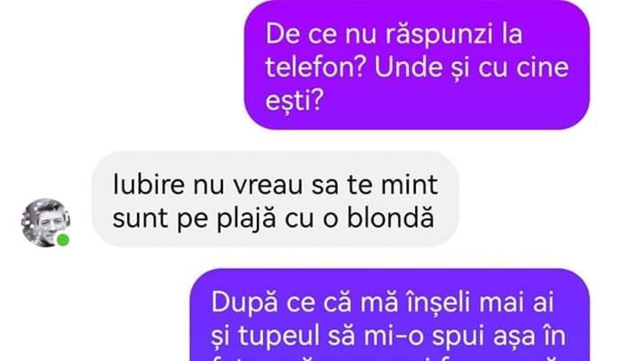 BANCUL de miercuri | „Iubire, nu vreau să te mint, sunt pe plajă cu o blondă”