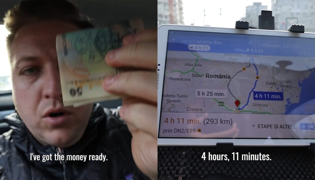A negociat ca în piață! Câți lei a plătit acest turist englez pentru o cursă cu taxiul, din Bacău până la Aeroportul Otopeni
