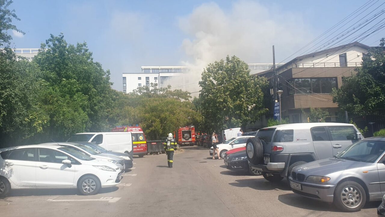 VIDEO | Incendiu în București. Mai multe case din Sectorul 3 sunt afectate