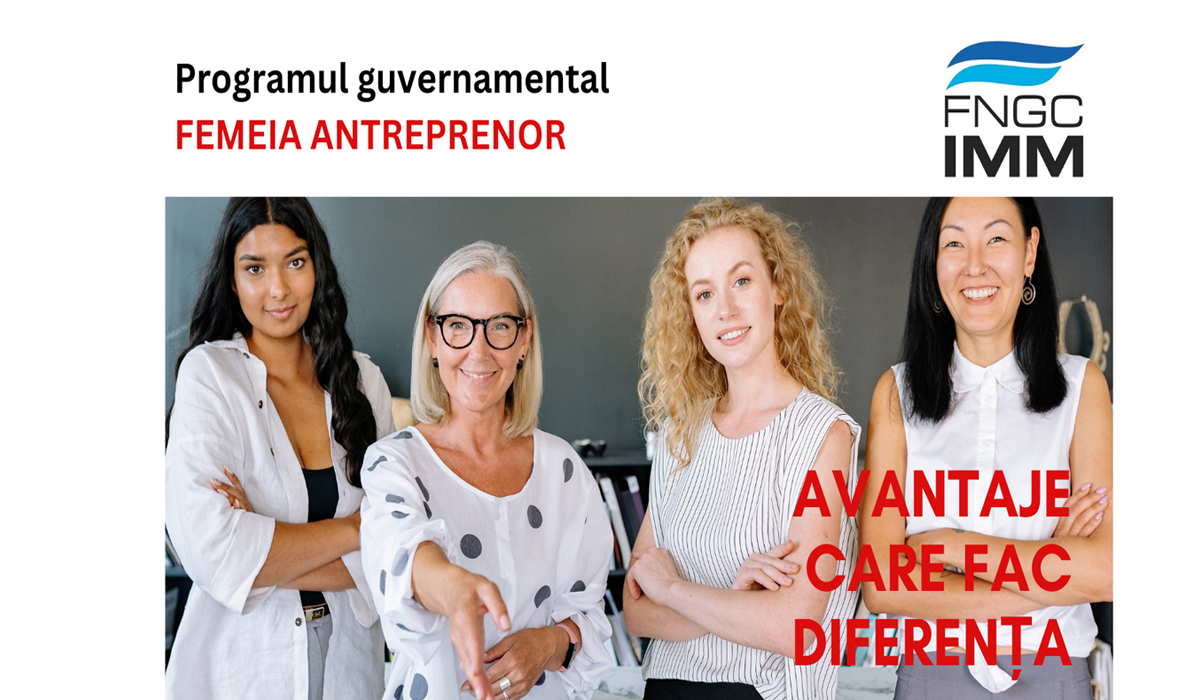 FNGCIMM susţine beneficiarii programelor Start-up Nation și Femeia Antreprenor (COMUNICAT)
