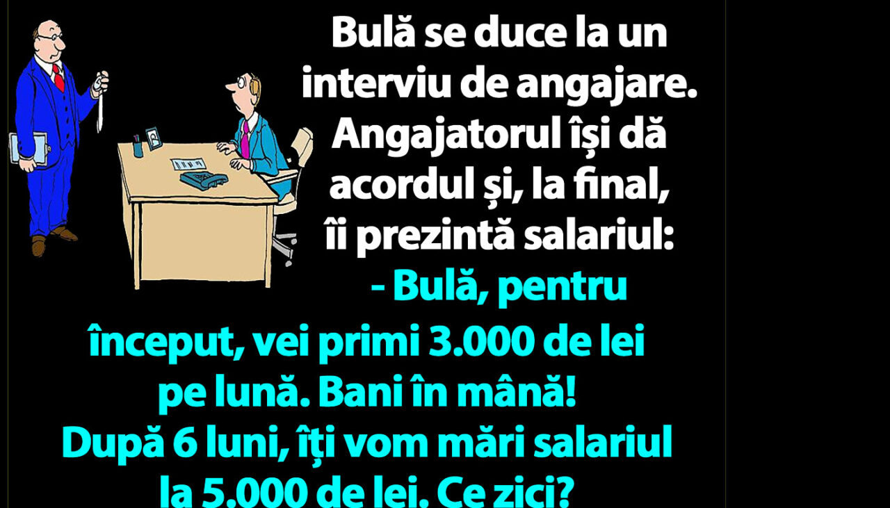 BANC | Bulă își negociază salariul