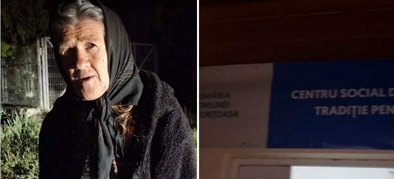 O bătrână de 64 de ani a ajuns să își spele rufele într-o baltă, pe drum. Gestul EMOȚIONANT al unui consătean