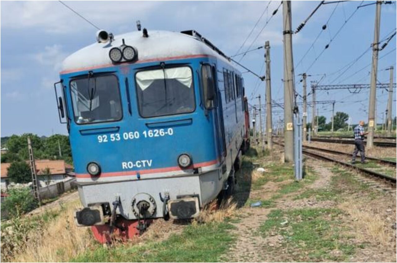 Un nou accident feroviar s-a produs în aceeași stație unde un tren de călători a lovit un marfar în luna martie