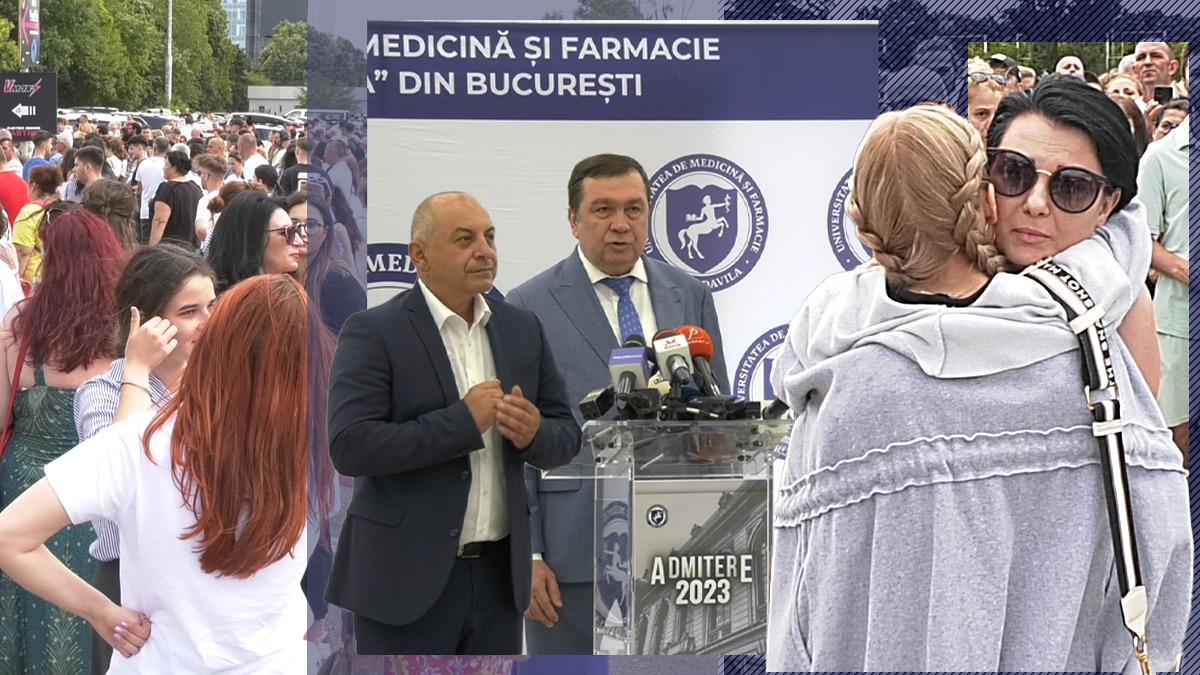 VIDEO | Număr record de candidați la admiterea la UMF „Carol Davila” din București. „M-am pregătit foarte mult și vreau să fiu medic în România”