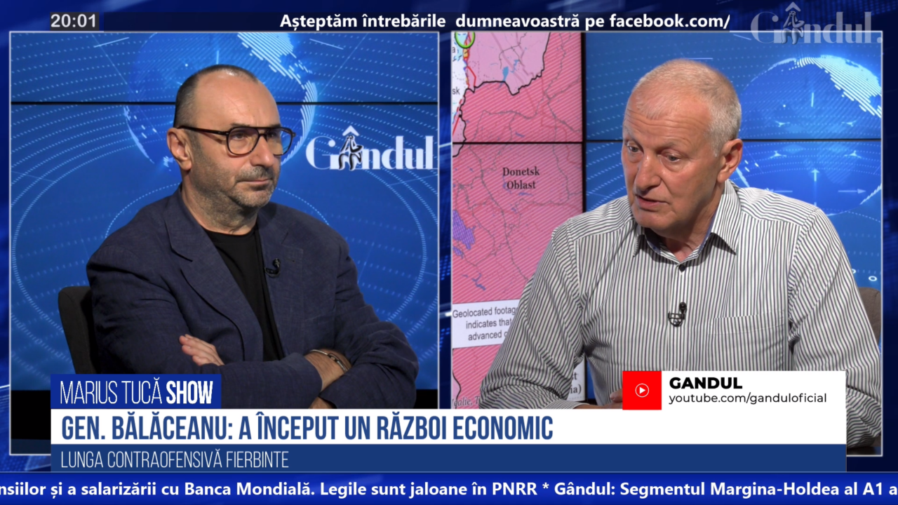 VIDEO | Gen (R) Virgil Bălăceanu: „Rușii vor să producă pierderi legate de infrastructura portuară. A început un război economic”