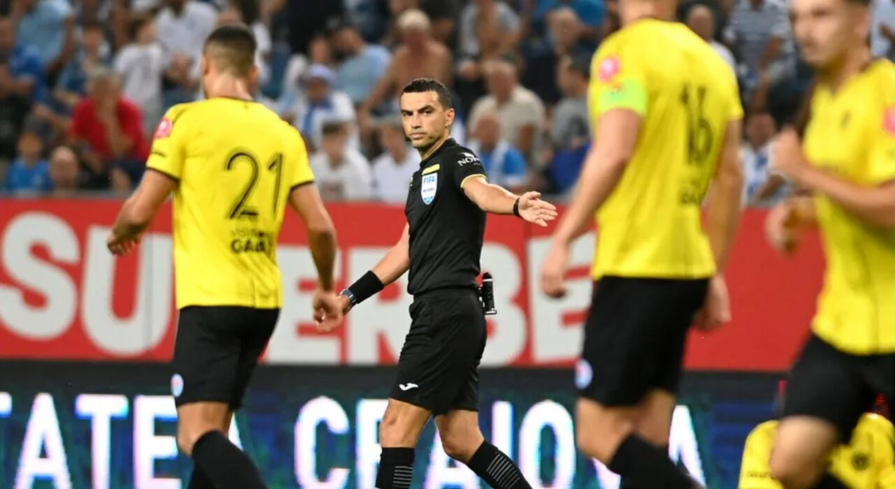 Universitatea Craiova – Oțelul Galați, 0-0! Primul MECI al arbitrului Ovidiu Hațegan după ce a suferit un infarct: „Dumnezeu mi-a dat un semn”