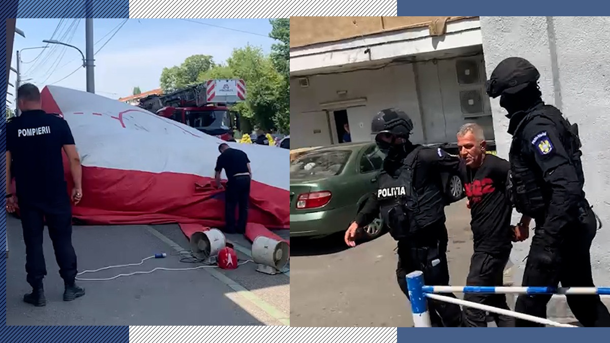Un pușcăriaș aflat în permisie a blocat traficul pe o stradă aglomerată din Craiova. Totul s-a petrecut în fața blocului P5, „pe o scară deosebită”
