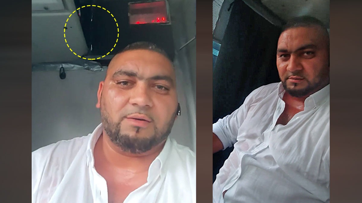 VIDEO. Șofer STB, plouat la volan în timp ce transportă pasageri. „Dacă ştiam, îmi luam umbrela de acasă”