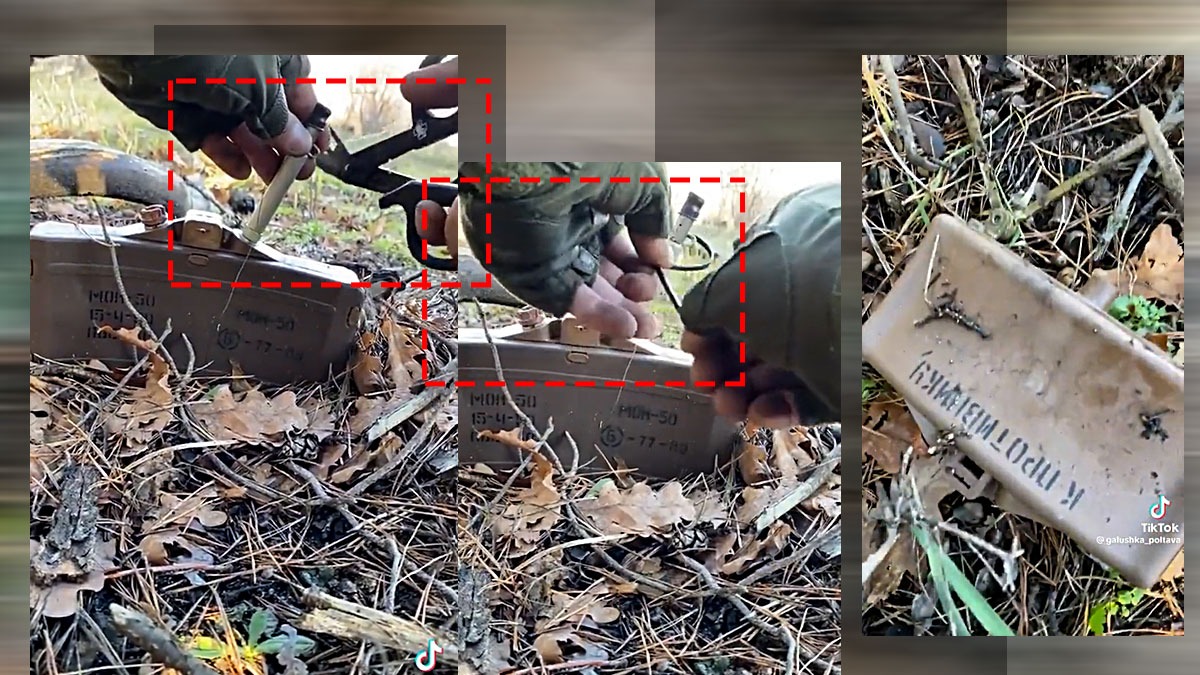 VIDEO. Un soldat ucrainean dezamorsează cu mâinile goale o bombă rusească. Dacă ar exploda, mina ar fi letală pe o rază de 50 de metri