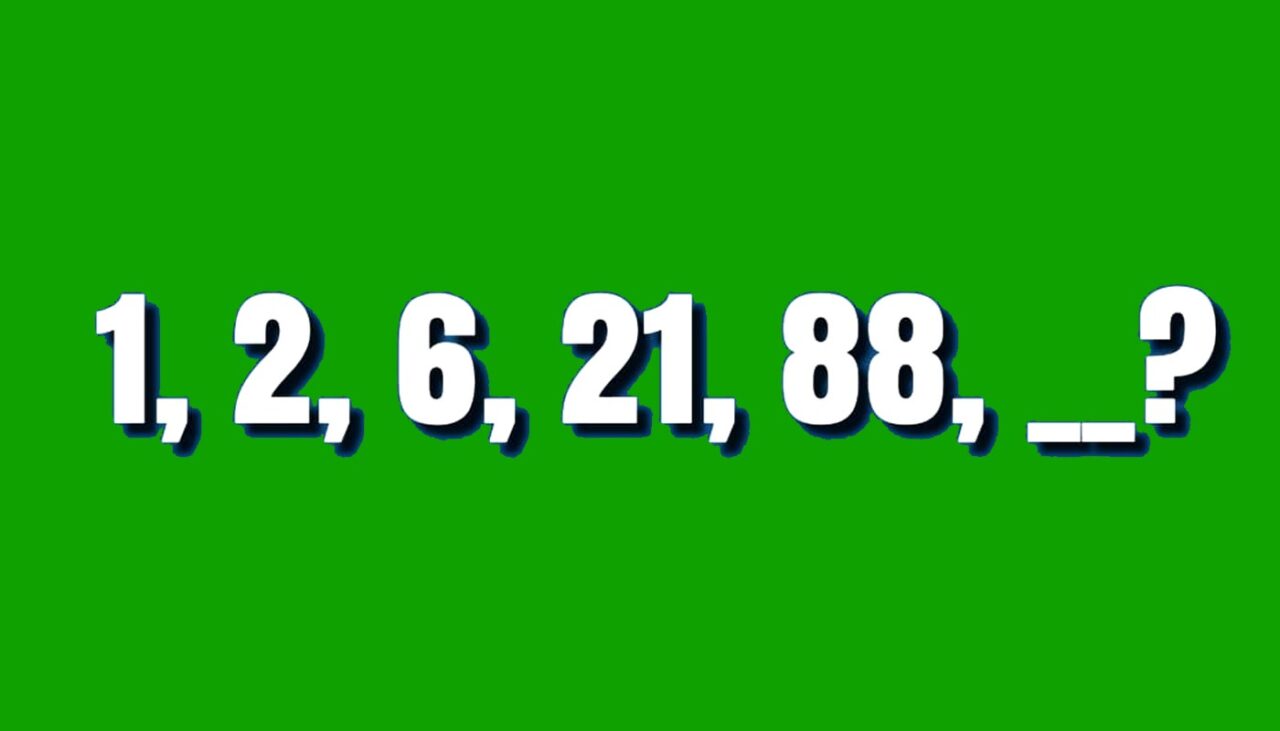 Test de inteligență exclusiv pentru GENII | Completați seria 1, 2, 6, 21, 88