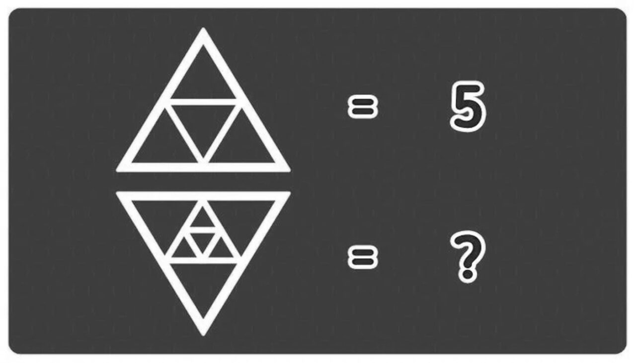 TEST IQ | Câte triunghiuri vezi în a doua imagine? Geniile răspund imediat