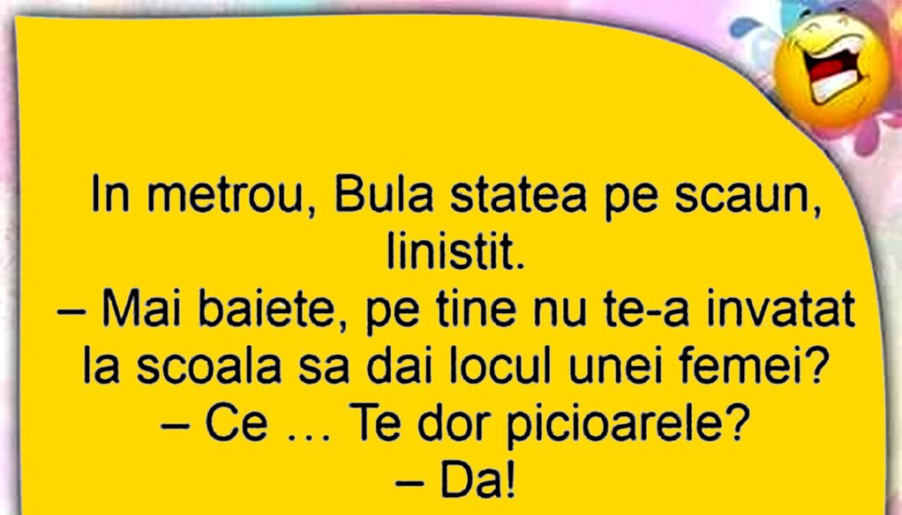 BANC | Bulă, metroul și pensionara moralistă
