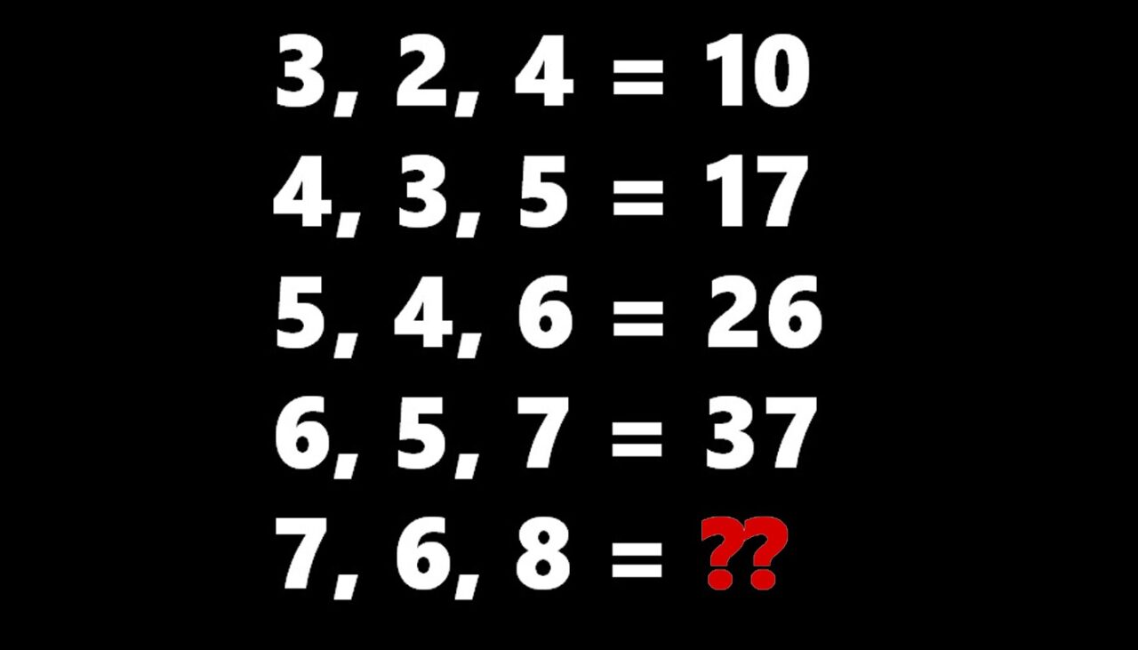 Test IQ exclusiv pentru genii | Rezolvați ecuația dificilă din imagine!