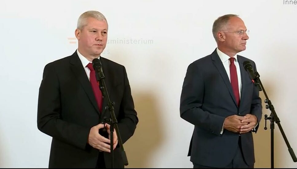 Laude și mulțumiri pentru polițiștii români, dar răspunsul Austriei rămâne NEIN. Predoiu: Nu am venit aici să cer și să fiu refuzat