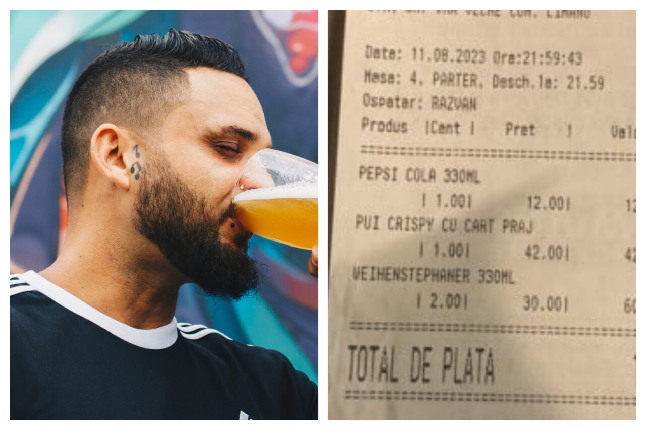 Nu e un BANC! Câți lei a plătit un turist pe un suc, o porție de pui cu cartofi prăjiți și două beri în Vama Veche