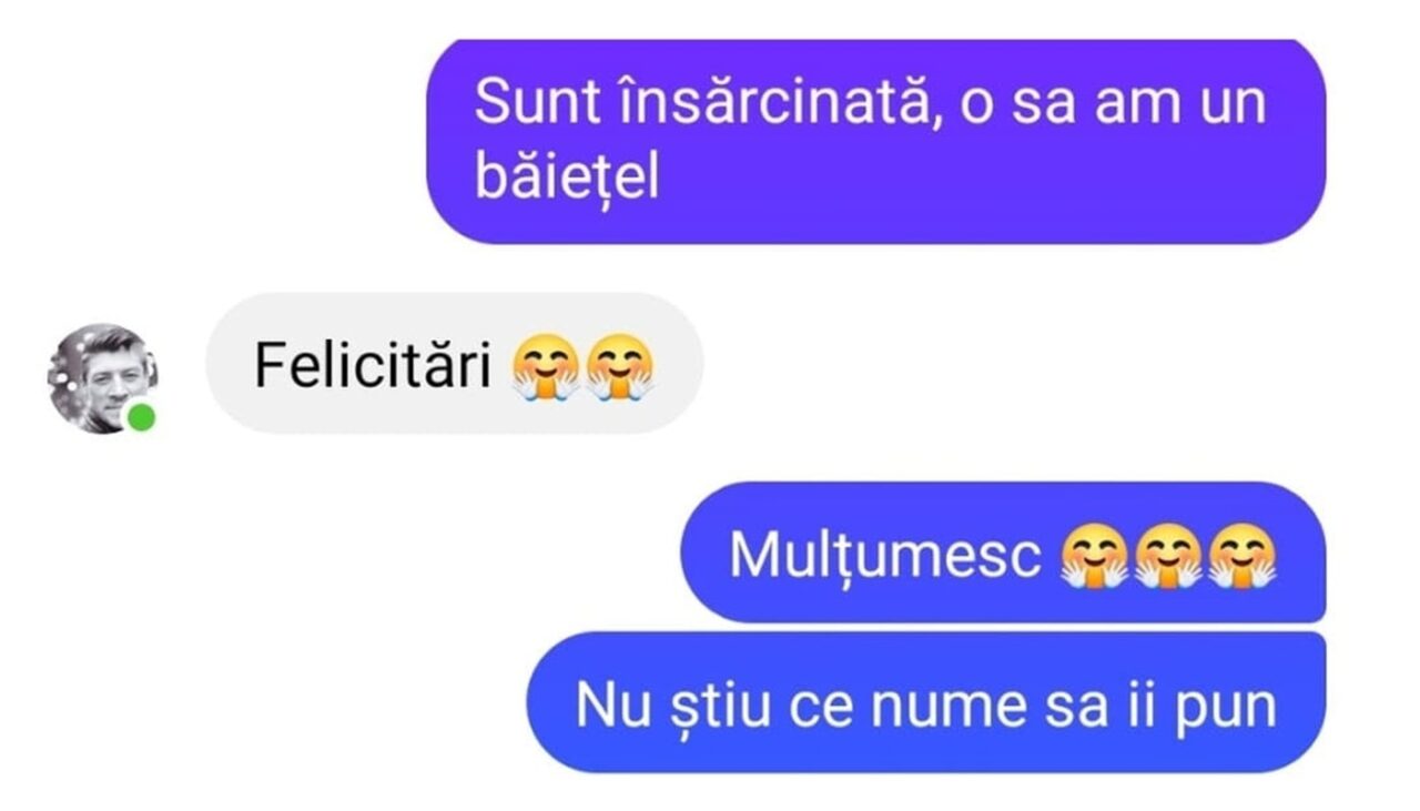 BANCUL de luni | „Sunt însărcinată, o să am un băiețel”