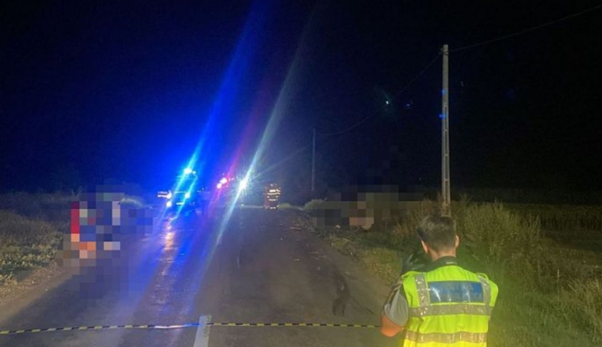 Accident cumplit! O căruță a fost spulberată de o mașină pe drumurile din județul Vrancea