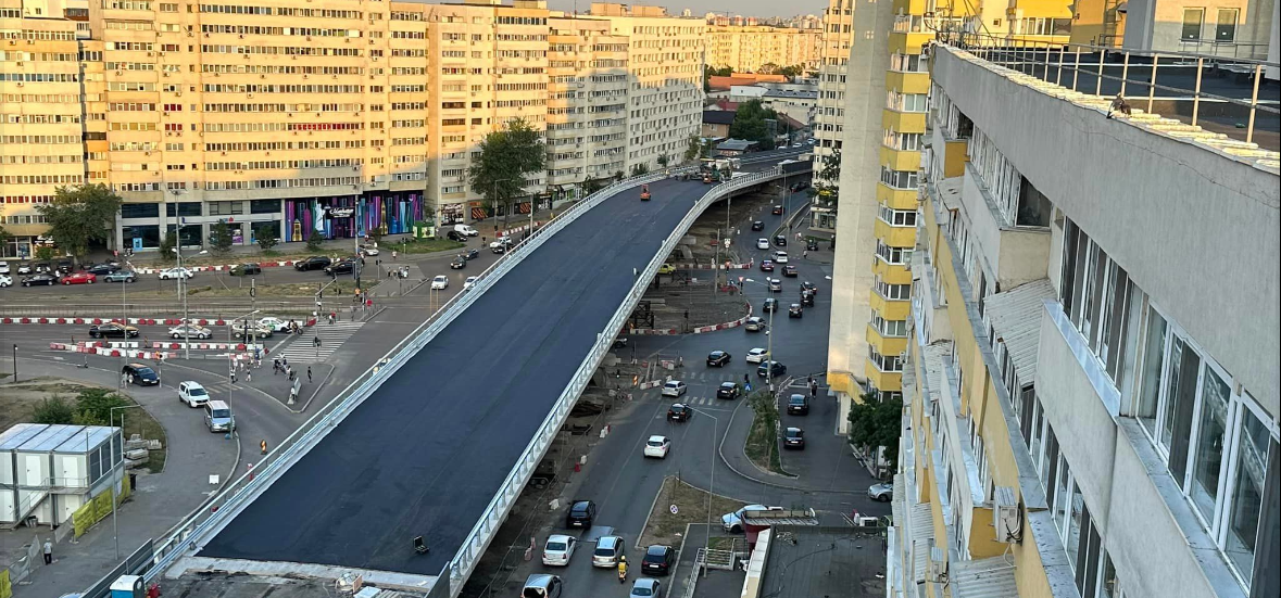 Veste bună pentru bucureșteni! A început asfaltarea Pasajului „Doamna Ghica”. Nicușor Dan: „Ne apropiem de finalizare”