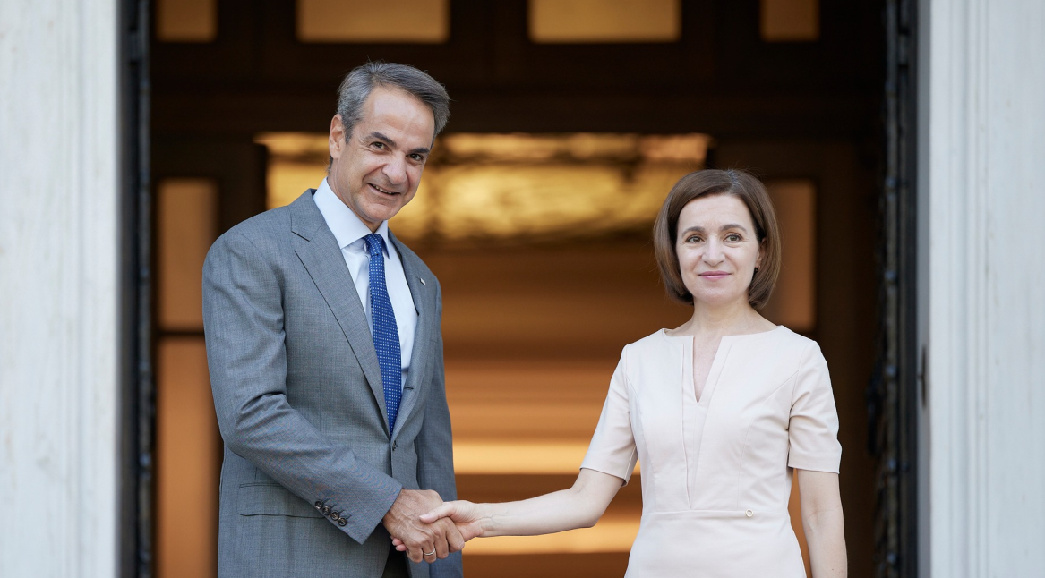 Maia Sandu, după reuniunea de la Atena și întâlnirea cu premierul grec Mitsotákis: ”Avem PRIETENI puternici în UE, ne sunt alături”