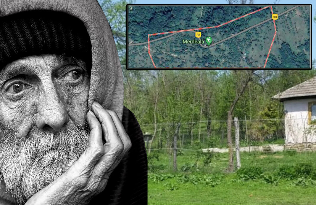 Satul din România cu un SINGUR locuitor. Ion Săraru din Merdeala merge pe jos 6 kilometri ca să-și ia o pâine