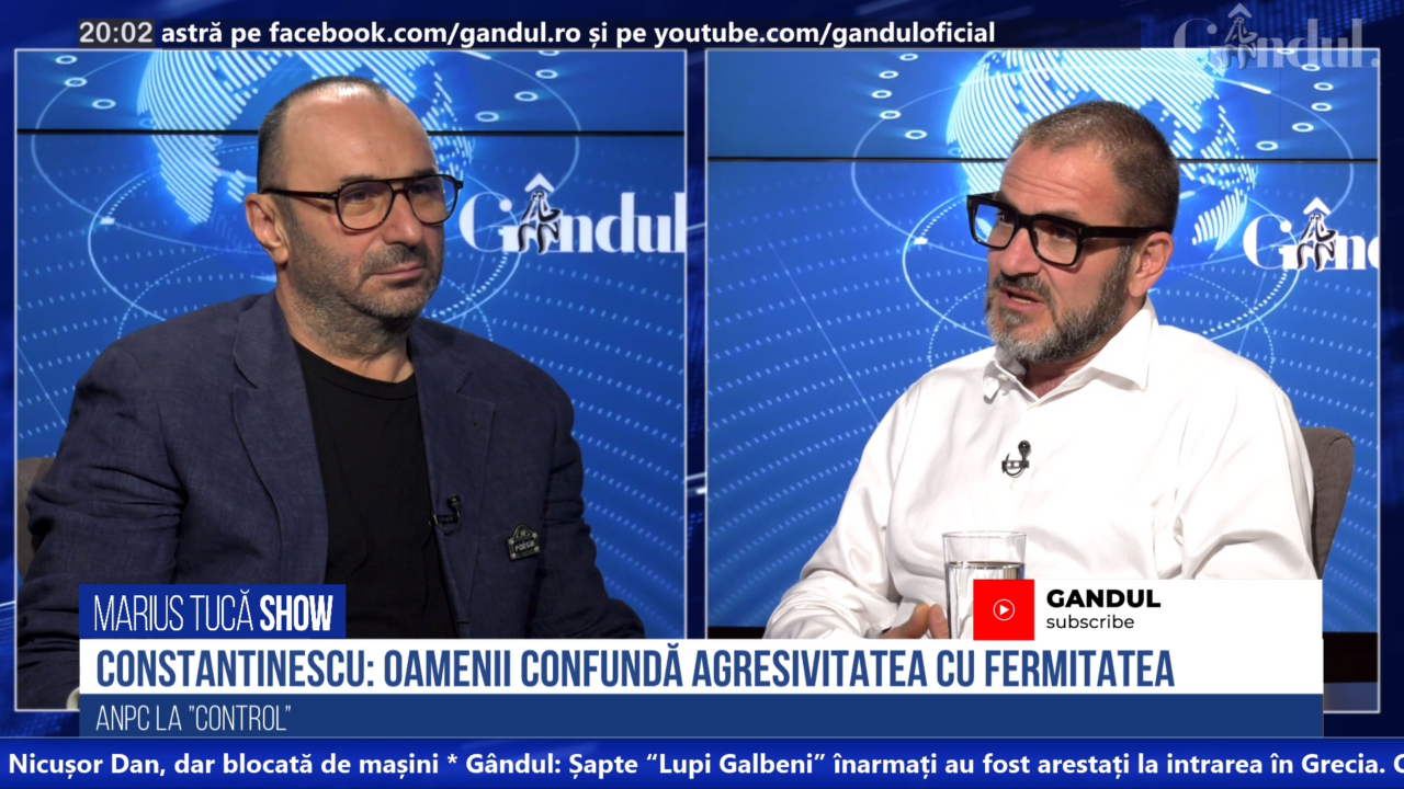 VIDEO | Horia Constantinescu, președintele ANPC: „Oamenii confundă agresivitatea cu fermitatea. Nu sunt puțini cei care ascultă îndrumările noastre”